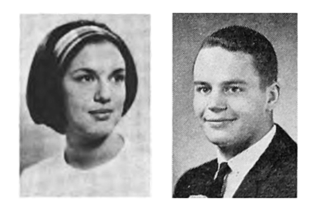 College Yearbook photos of Carol and Dixon Doll