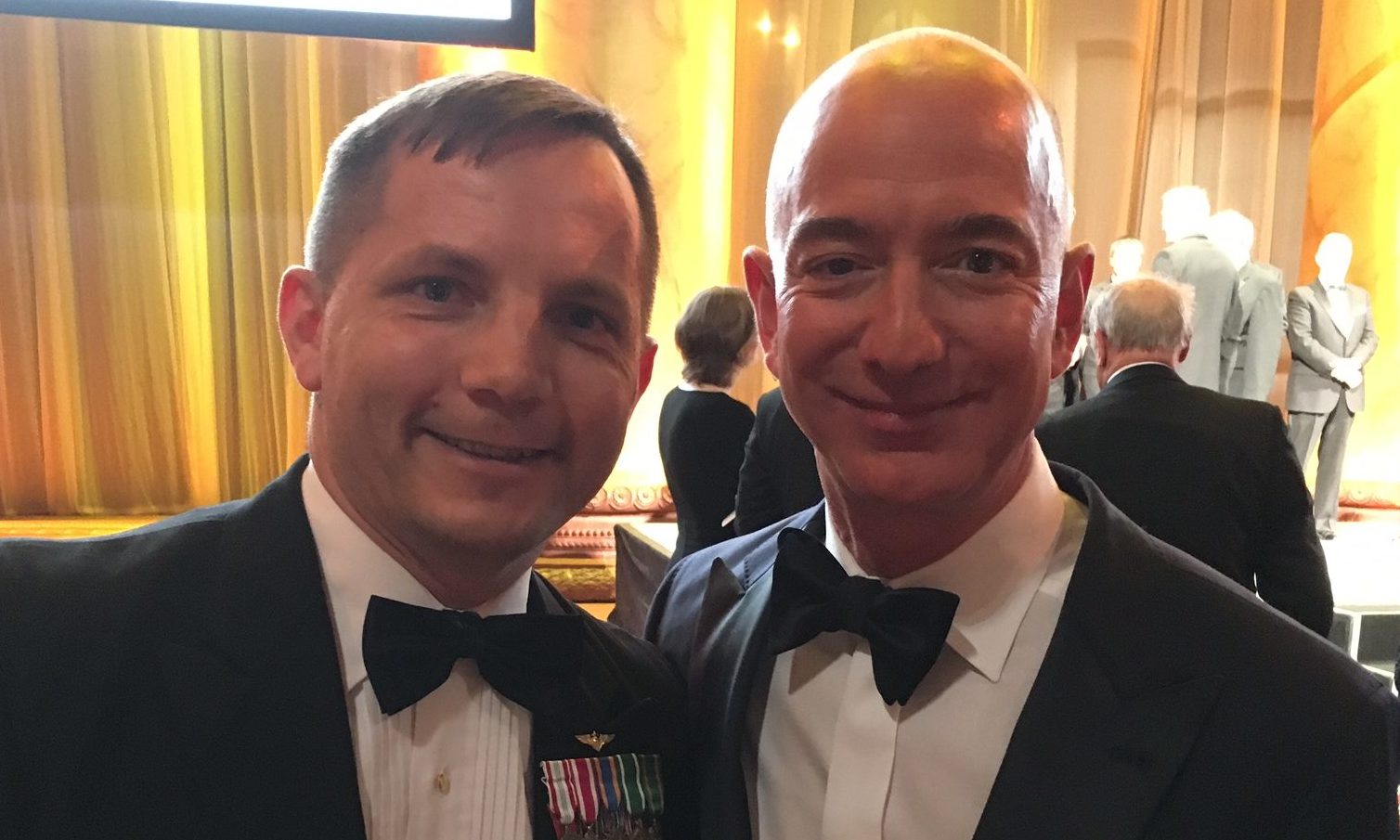Todd Huber and Jeff Bezos