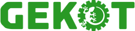 gekot logo in kelly green
