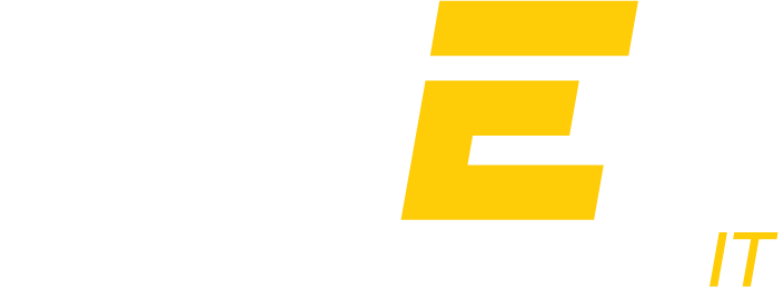 Fuel consumer it logo in maize & white