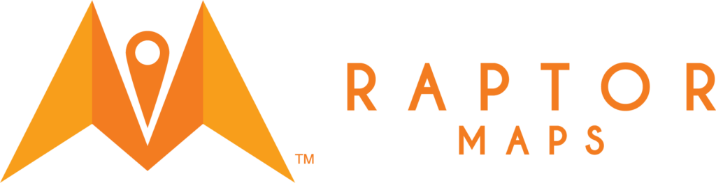 raptor maps logo in orange
