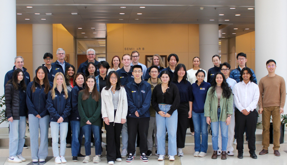 a group photo of students and mentors from Perot Jain TechLab HealthTech