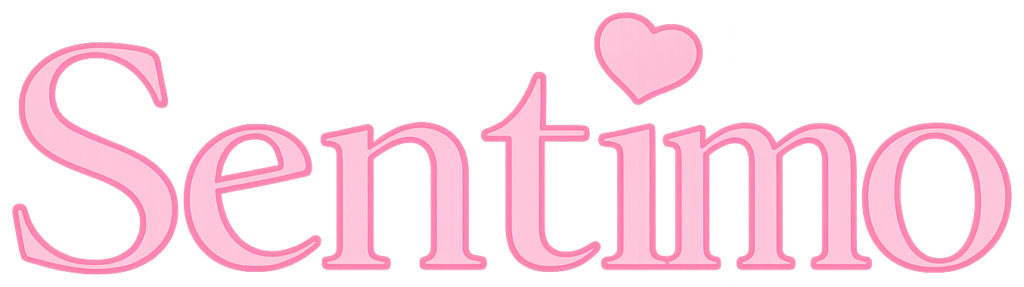 Sentimo logo in pink